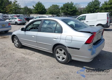 2005 Honda Civic Ex z USA, uszkodzony, nr VIN 2HGES26785H536988